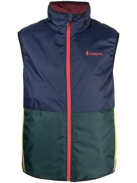 COTOPAXI logo-print reversible gilet
