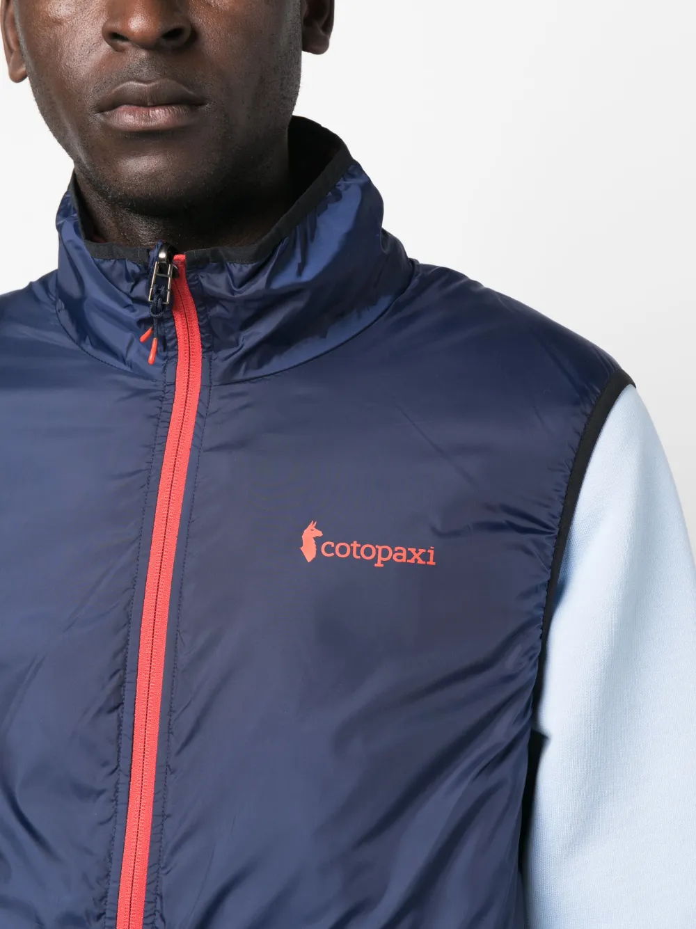 COTOPAXI Bodywarmer met logoprint Blauw