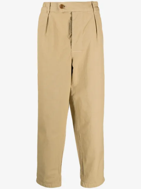Barbour mid-rise straight-leg trousers