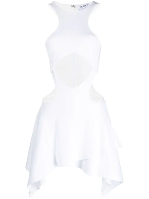 The Attico Magnolia cut-out minidress