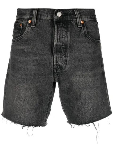 Levi's mid-rise denim shorts