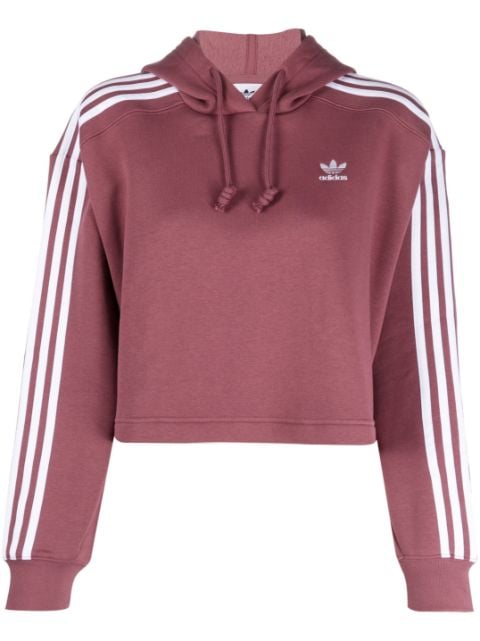 adidas cropped drawstring hoodie
