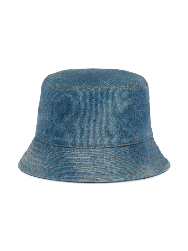 Prada Chapéu Bucket De Pelos Com Logo - Farfetch