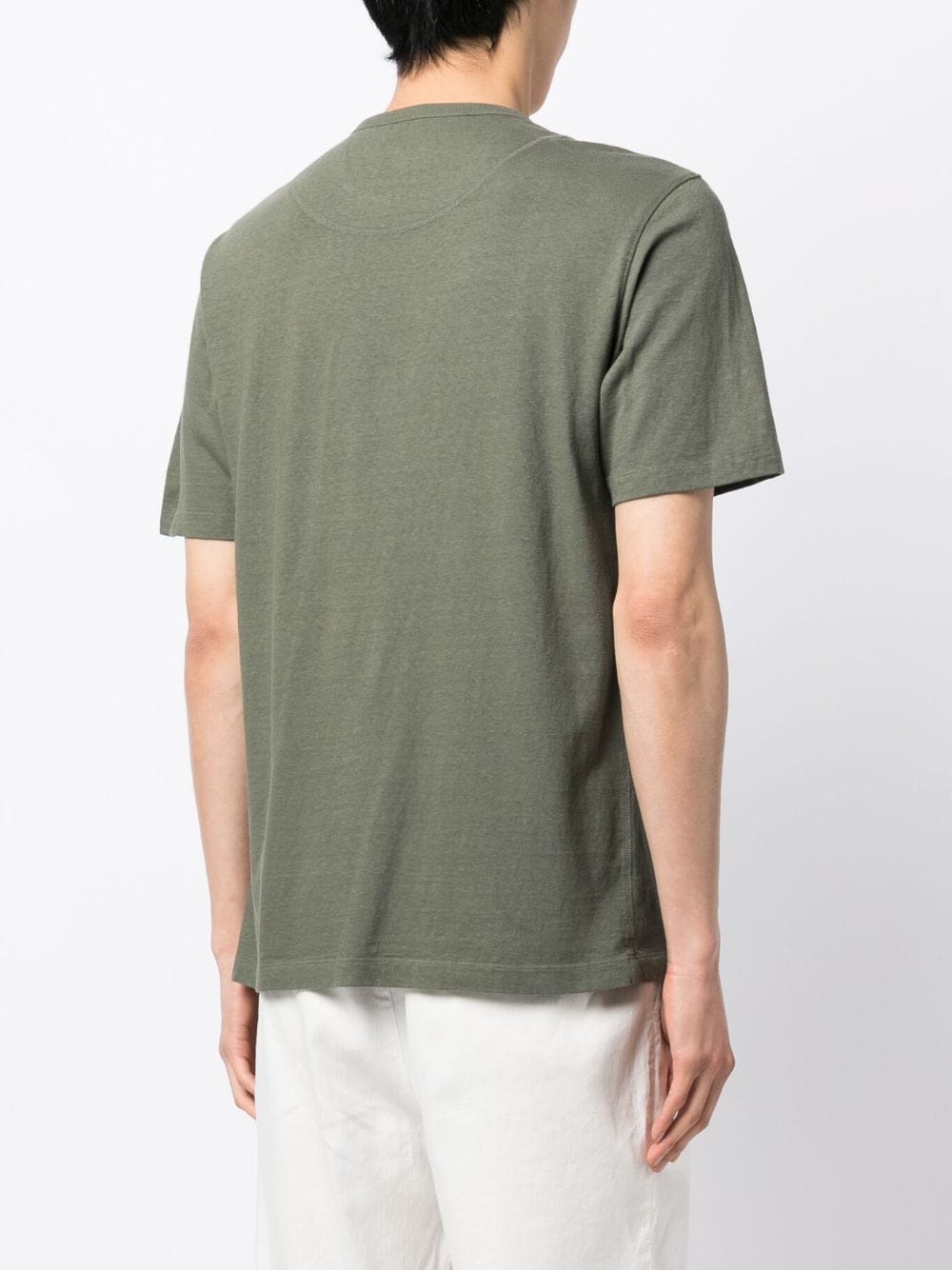 Shop Man On The Boon. Crew-neck Cotton T-shirt In Green