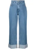 FRAME turn-up hem jeans - Blue