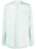 Woolrich long-sleeve linen shirt - Green