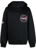 OAMC x Nasa patch long-sleeve hoodie - Black