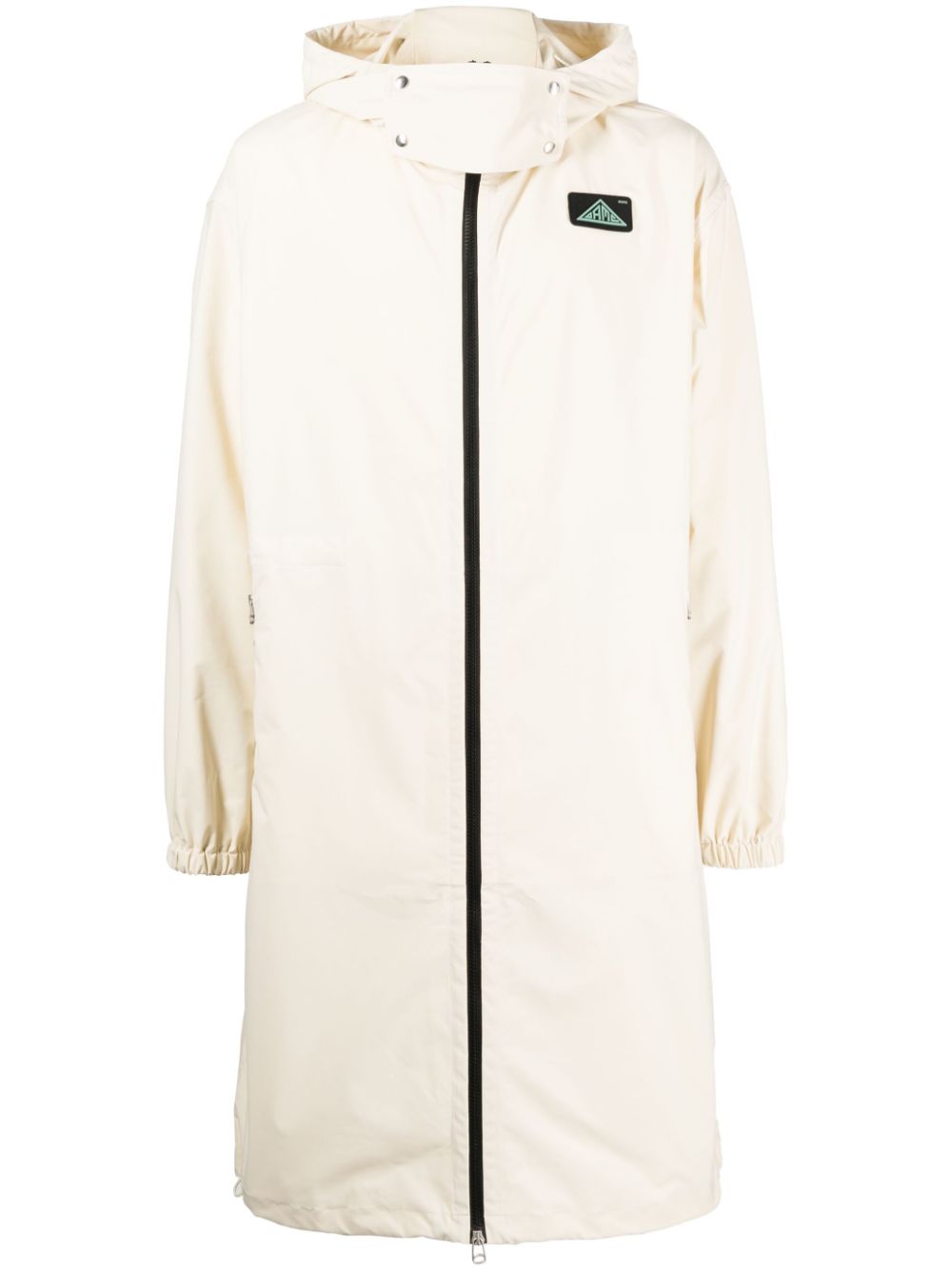 OAMC zip-up hooded parka - Neutrals