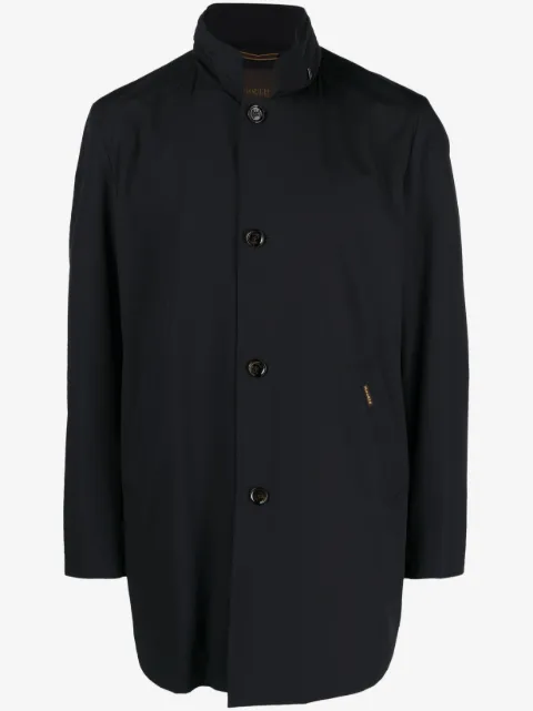 Moorer veste imperméable à col montant