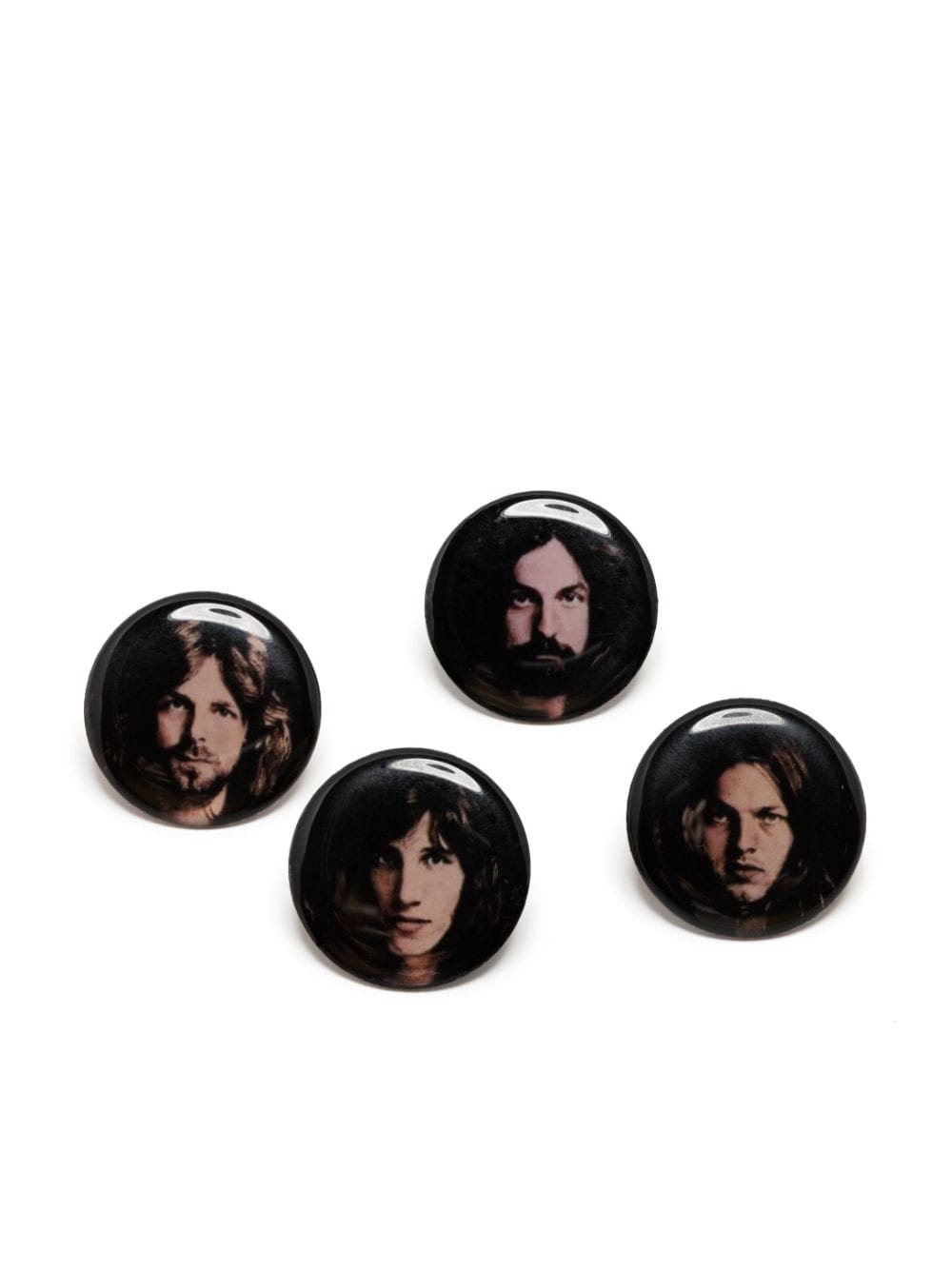 Undercover Set-of-four Pink Floyd Pins In Black