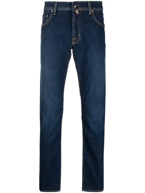 straight-leg jeans