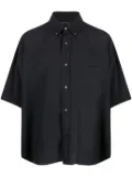 Emporio Armani patch-pocket short-sleeve shirt - Black