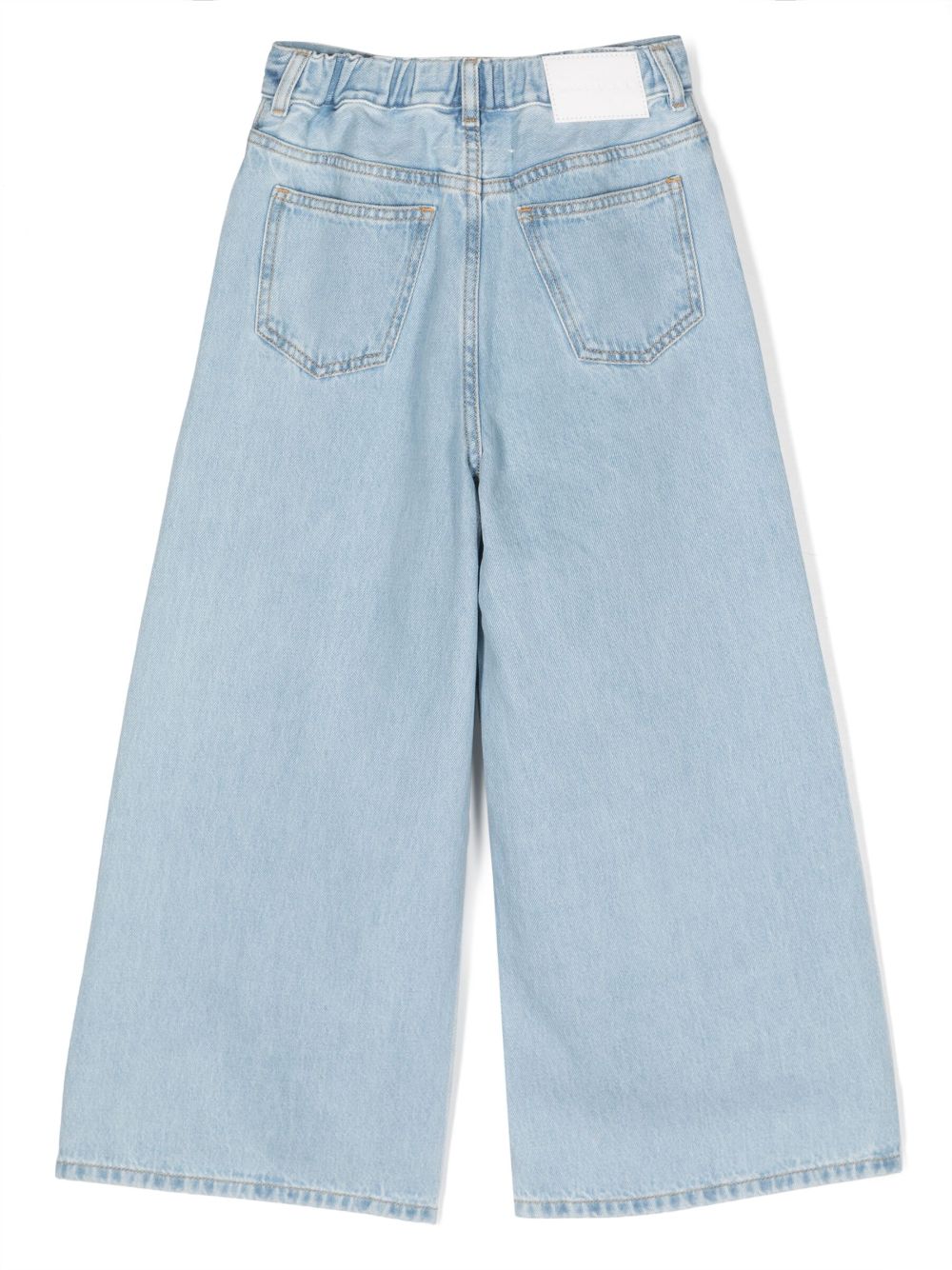 MM6 Maison Margiela Kids Jeans met trekkoord - Blauw