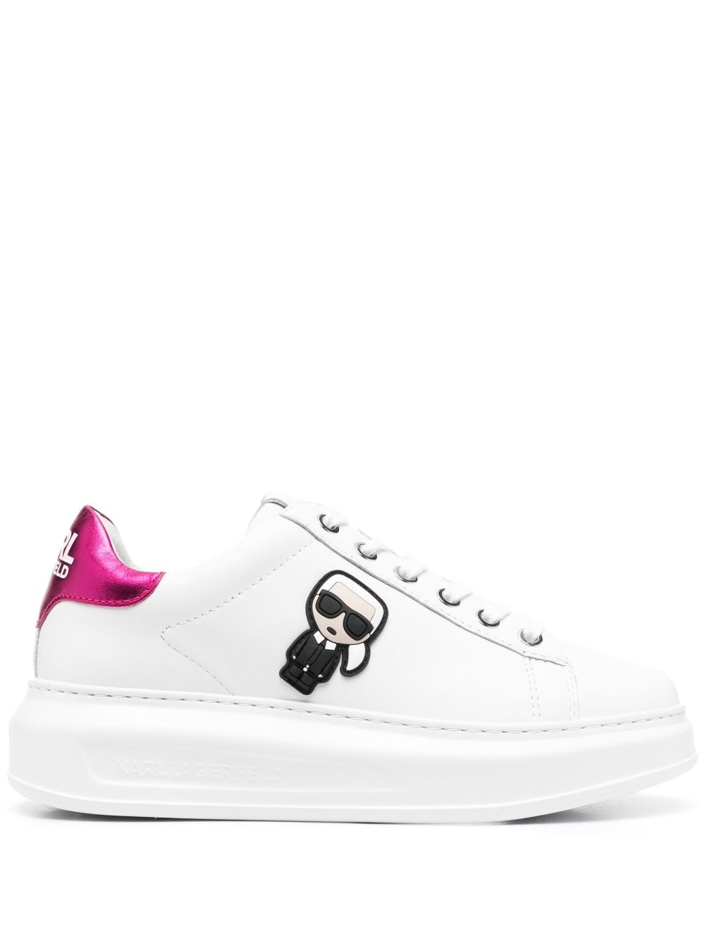 Karl Lagerfeld K/ikonic Kapri Low-top Sneakers In White