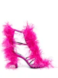 AREA x Sergio Rossi Amazona 100mm sandals - Pink