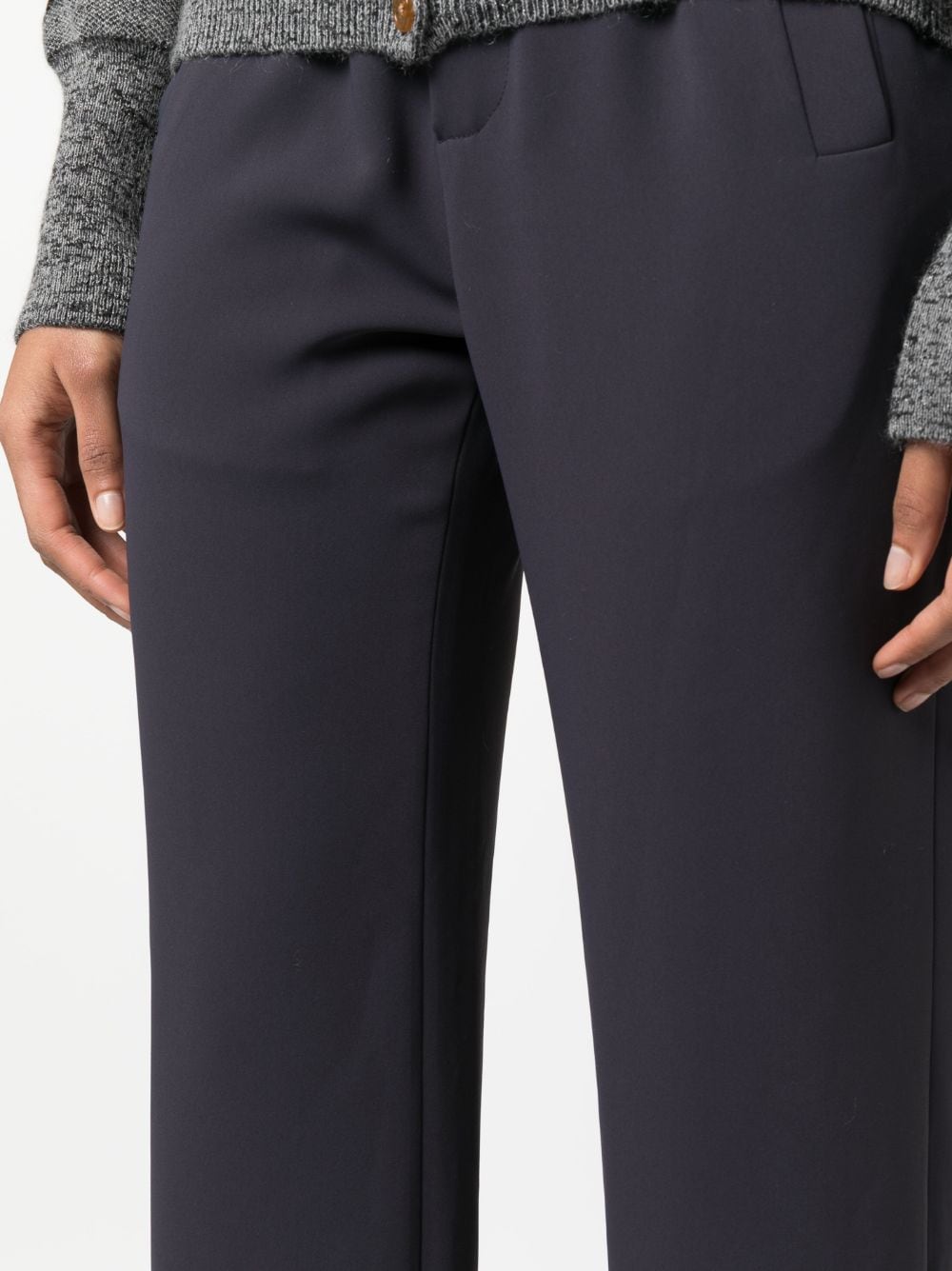 Shop Vivienne Westwood Straight-leg Tailored Trousers In Blau