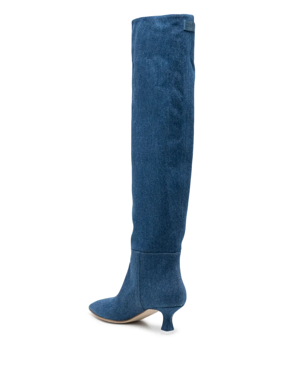 3juin Bea overtheknee Denim Boots Farfetch