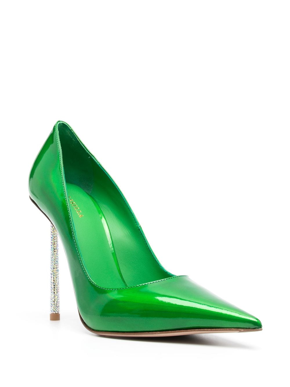 Le Silla Bella metallic pumps - Groen