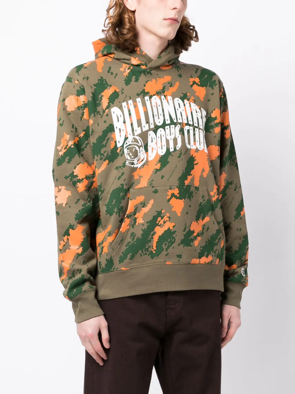  Billionaire Boys Club Hoodie Imprimé Camouflage à Logo Astro - Vert 