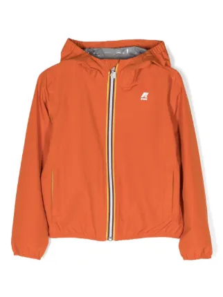 K Way Kids Reversible Padded Jacket Orange FARFETCH ID