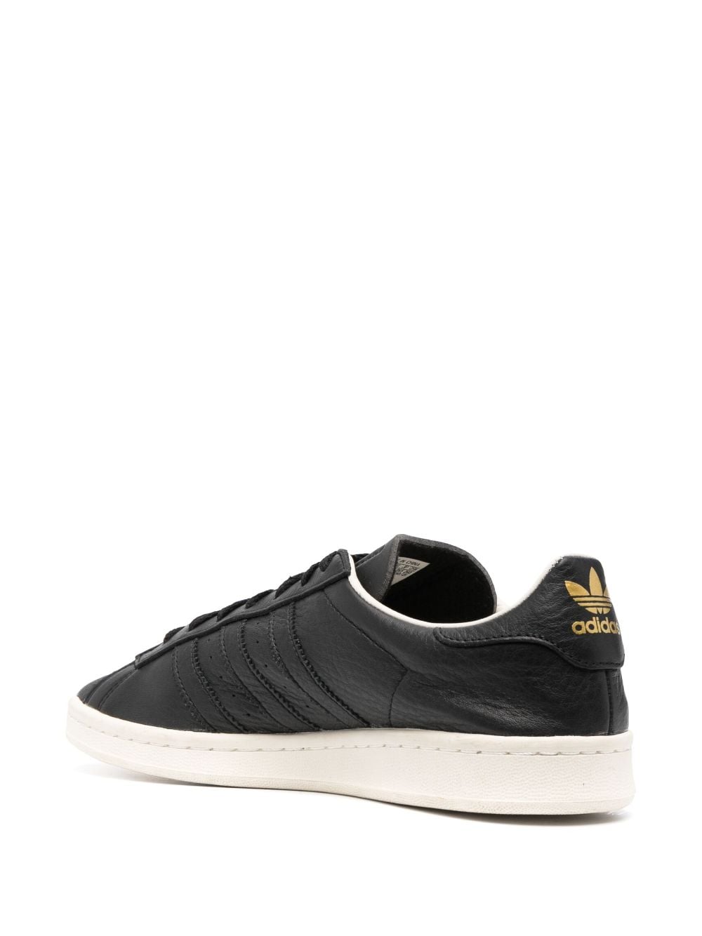 Shop Adidas Originals Earlham Leather Low-top Sneakers In Black