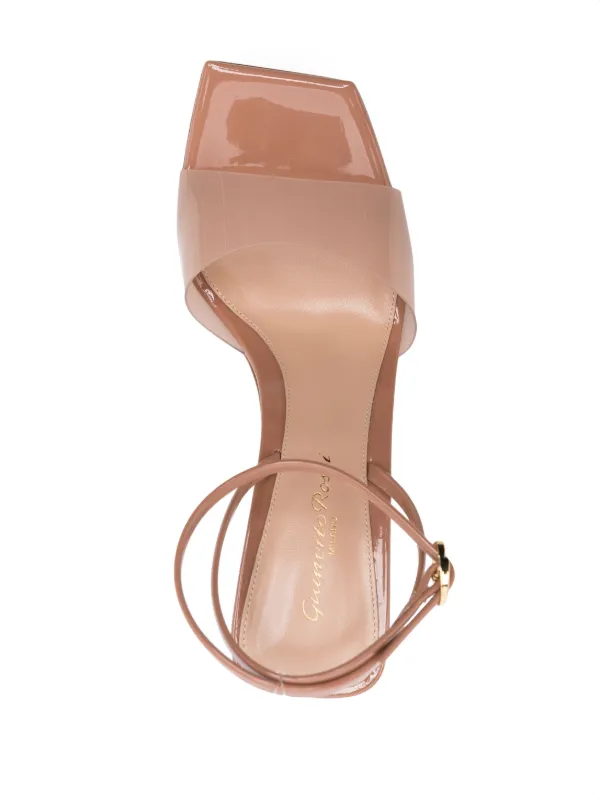 GIANVITO ROSSI タナ スクエアトゥ レスアッフ フツ 【関税込】 Gianvito Rossi スクエアトゥ サンダル | ニュートラル