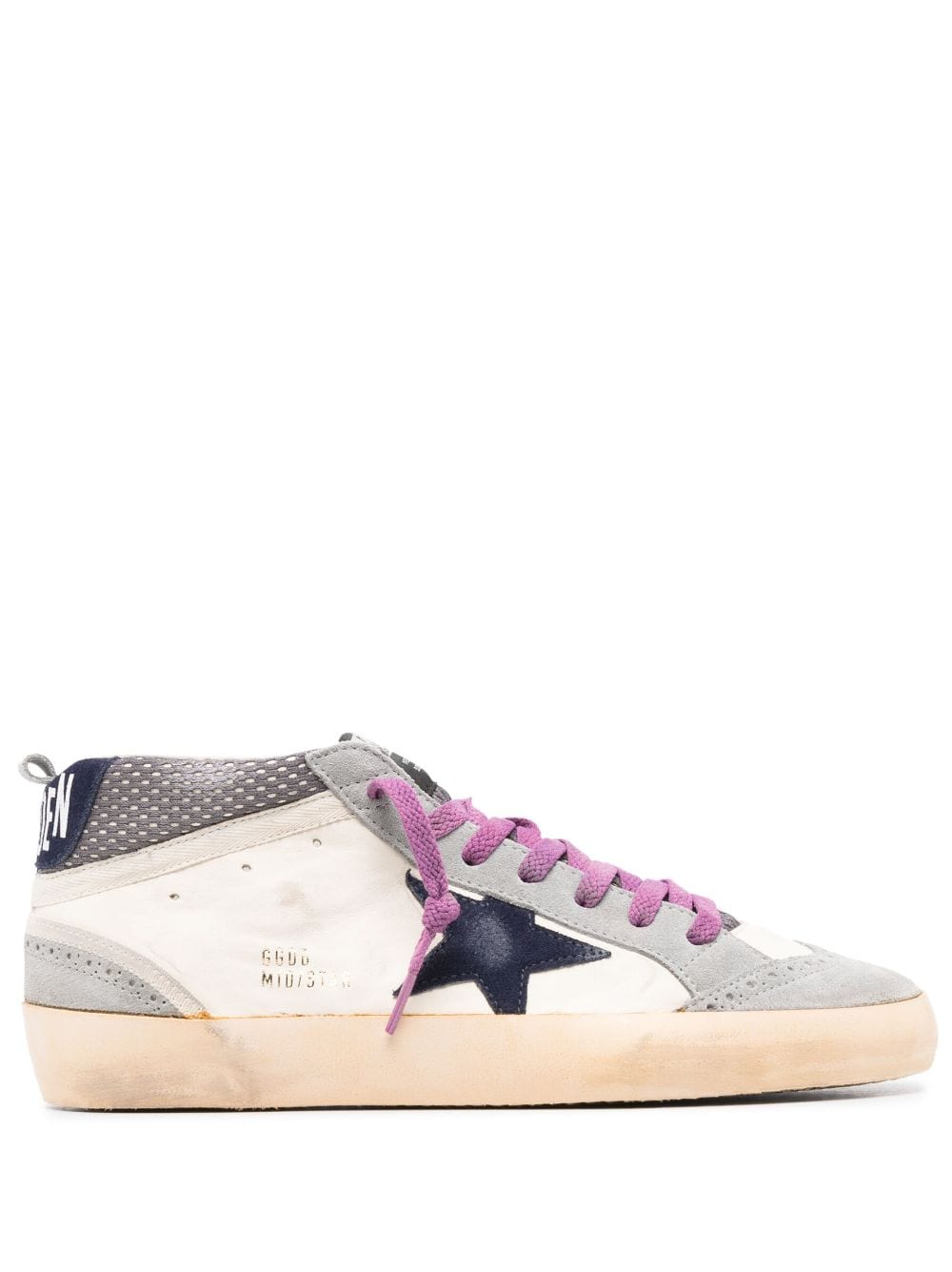 Golden Goose Mid Star Sneakers In 中性色