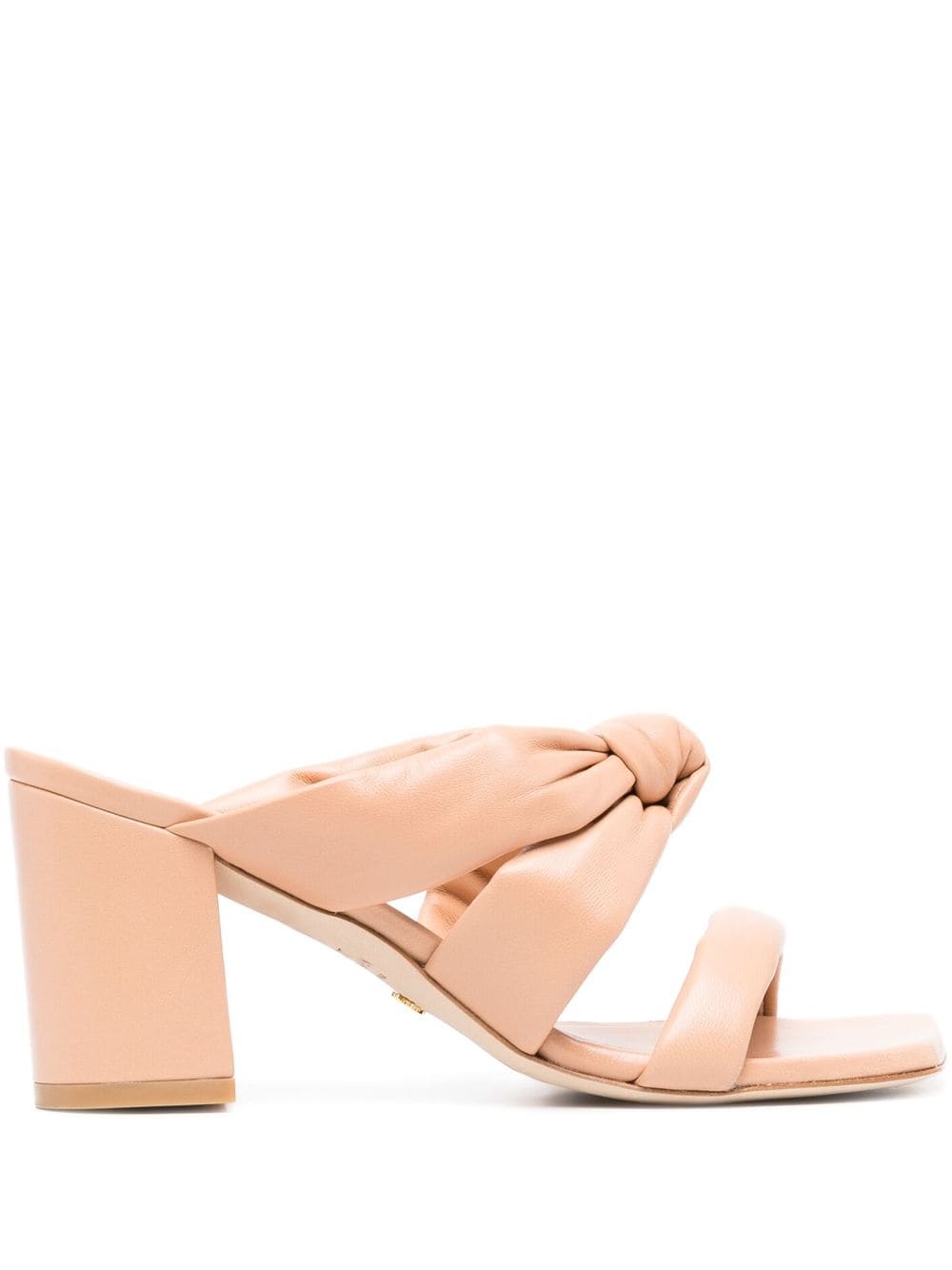 Stuart Weitzman Play 75 Knot-detail Sandals In 中性色