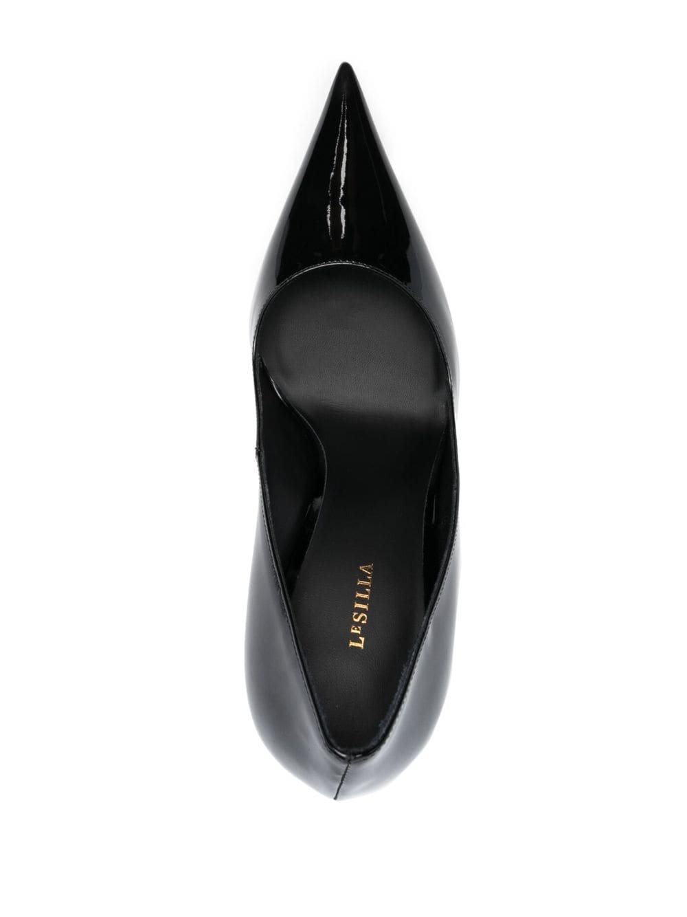 Shop Le Silla Bella 120mm Leather Pumps In Schwarz