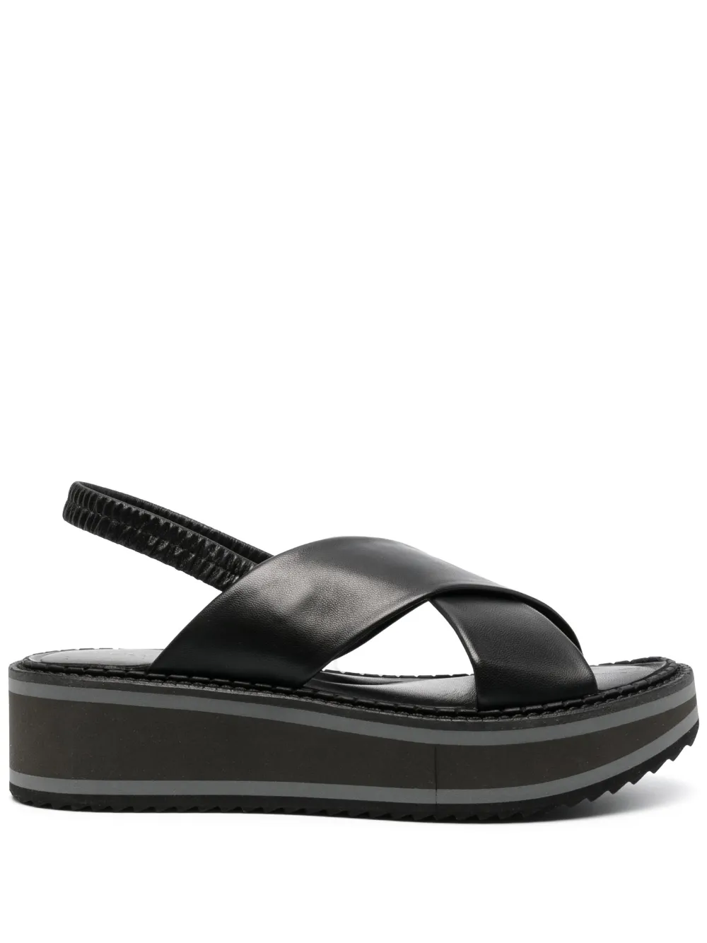 Clergerie Freedom lambskin sandals - Black