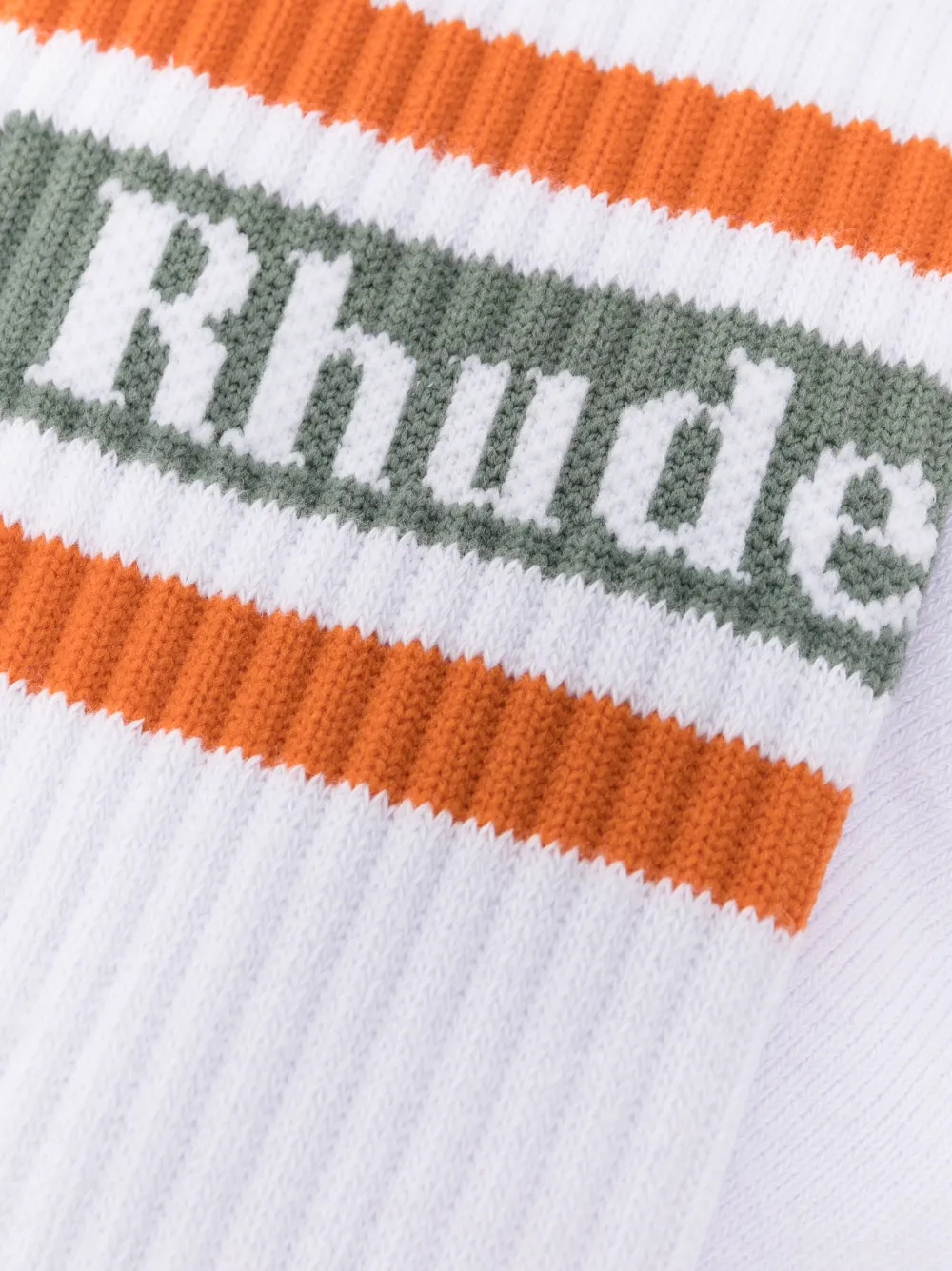 Rhude Sokken met logoprint - Wit