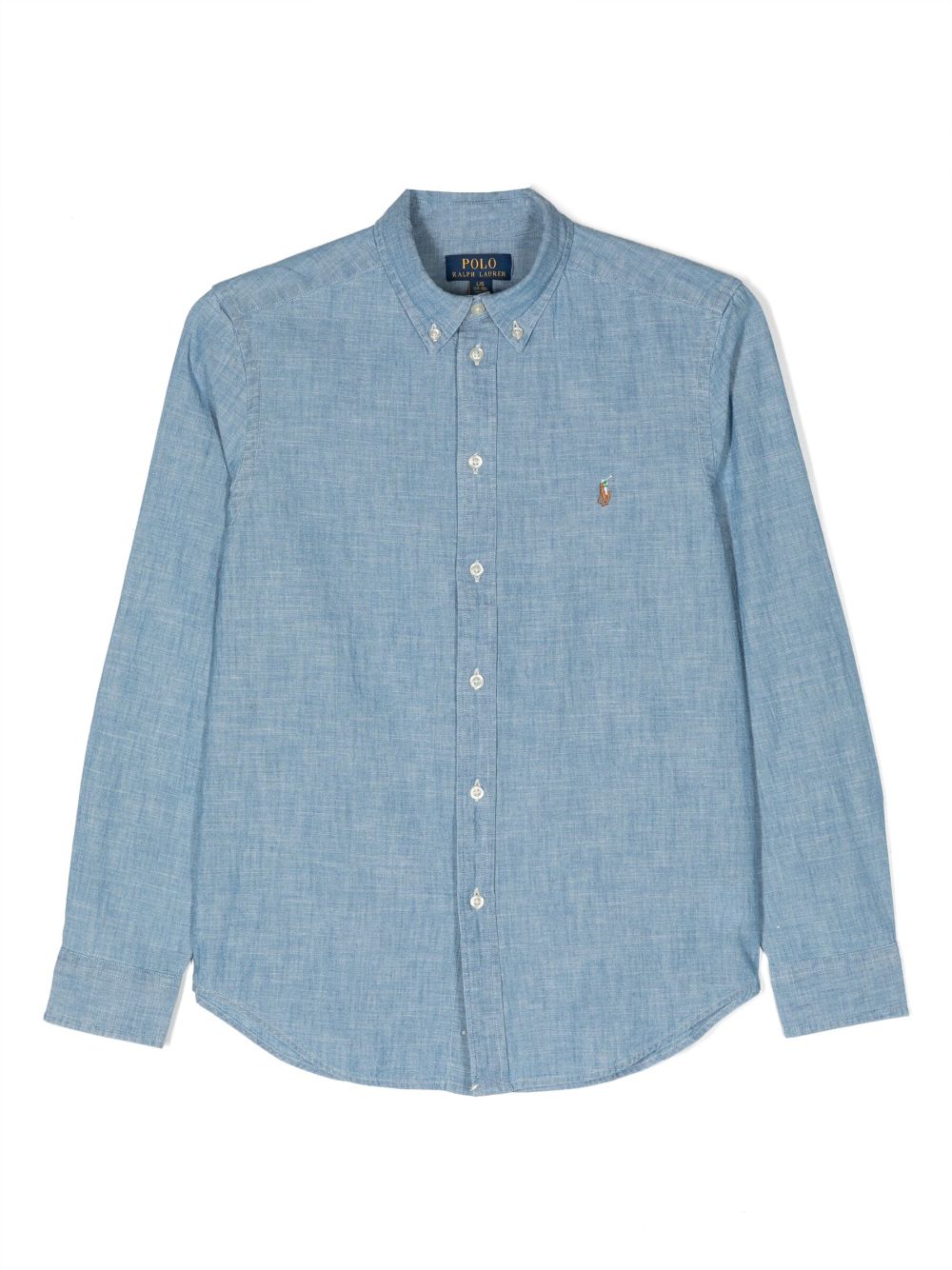 Ralph Lauren Denim Long Sleeves Shirt In Blau