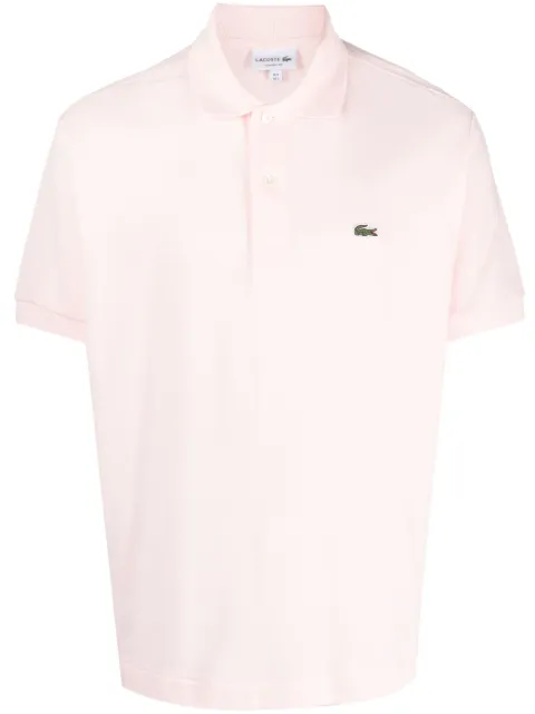Lacoste logo-patch polo shirt