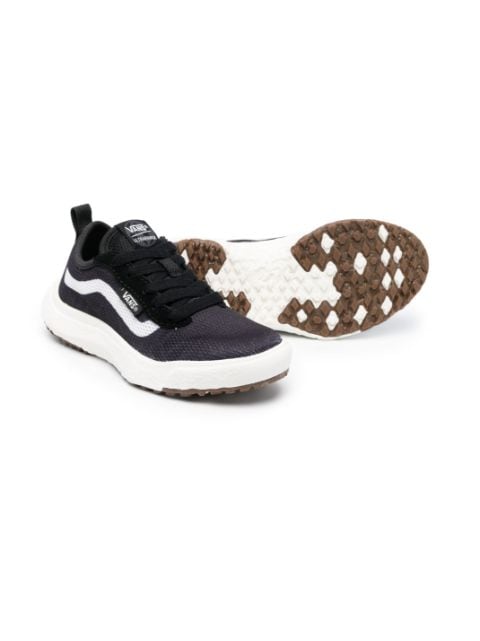 panelled low-top sneakers 