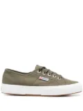 Superga logo-tag low-top sneakers - Green
