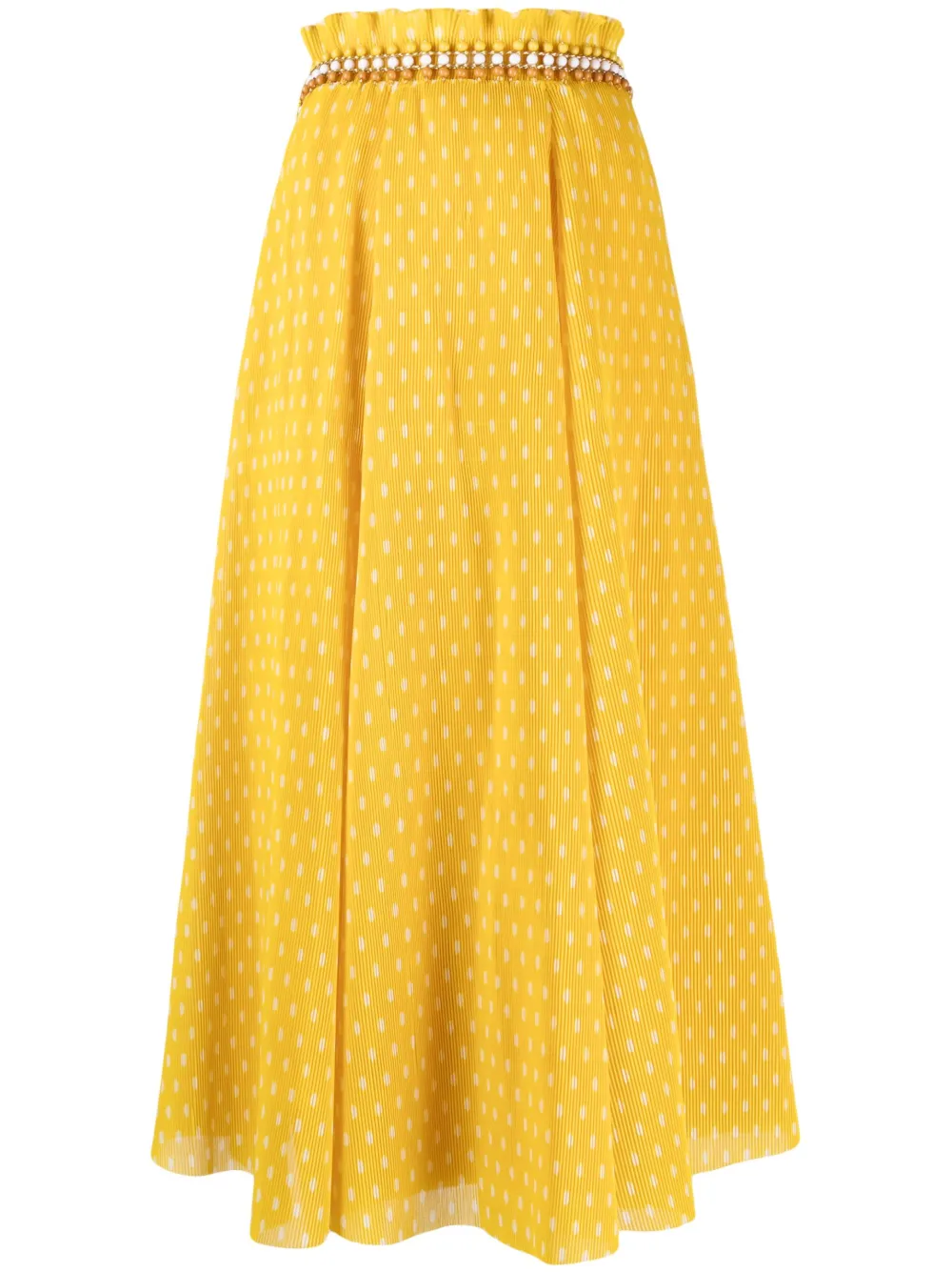 Yellow and white hot sale polka dot skirt