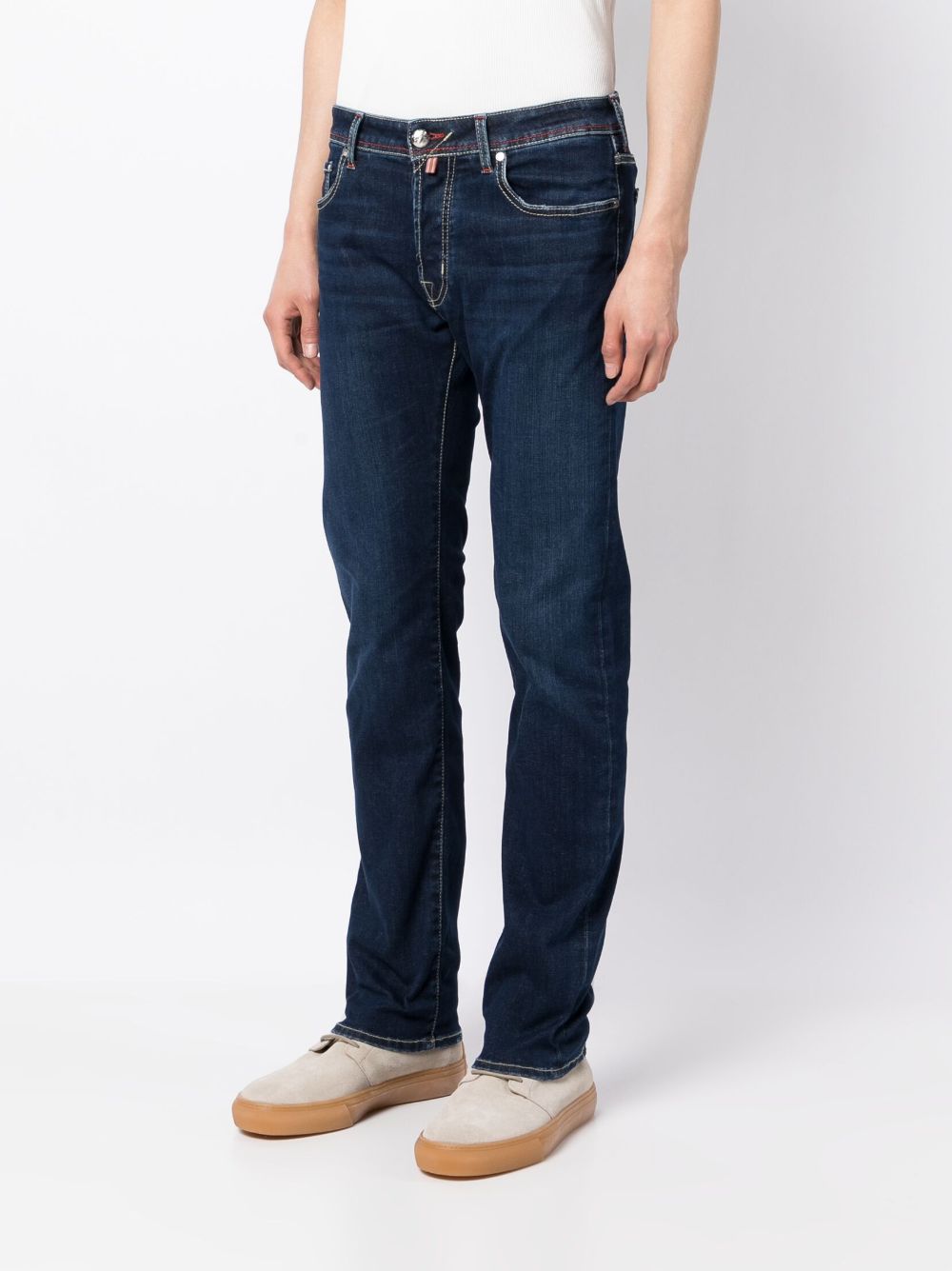 Shop Jacob Cohen Straight-leg Jeans In Blue