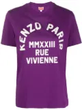 Kenzo logo-print T-shirt - Purple