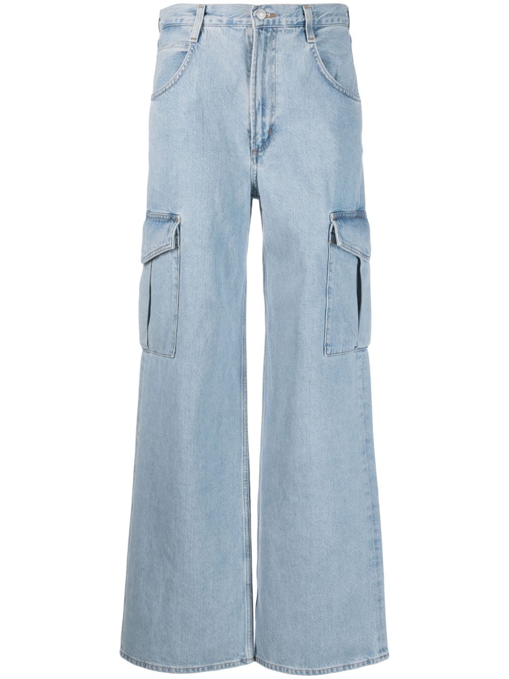 AGOLDE Minka cargo wide-leg jeans - Blue