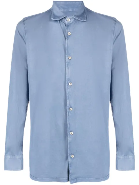 Fedeli long-sleeve cotton shirt