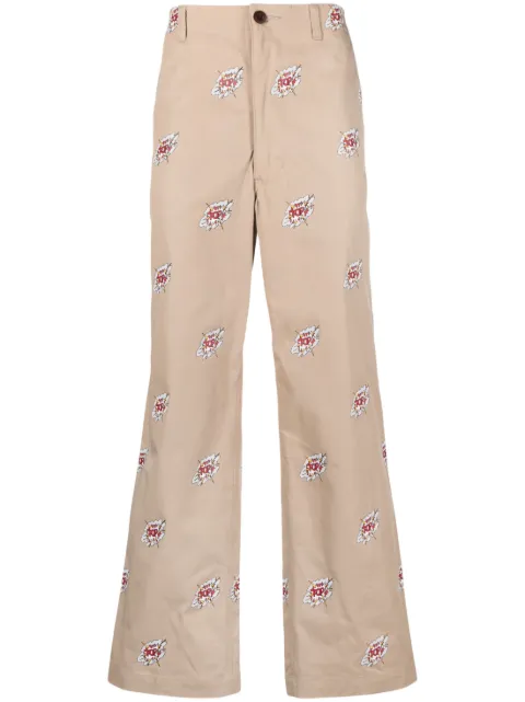 Junya Watanabe MAN pantalones chinos de Junya Watanabe MAN x Roy Lichtenstein