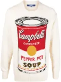 Junya Watanabe MAN x Andy Warhol cotton jumper - Neutrals