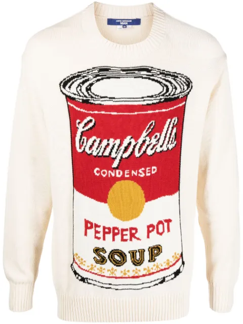 Junya Watanabe MAN suéter estampado de Junya Watanabe MAN x Andy Warhol