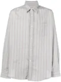 Palmes vertical stripe-print shirt - Grey