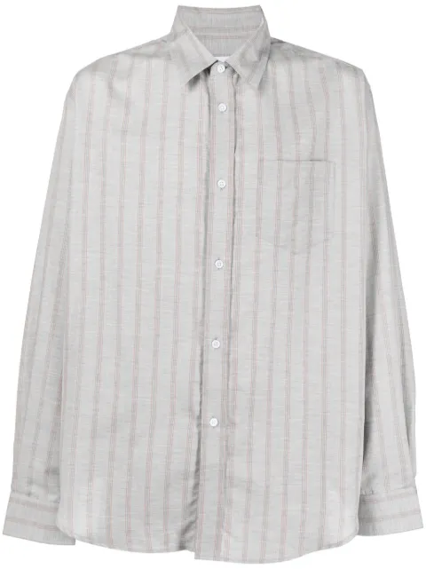 Palmes vertical stripe-print shirt