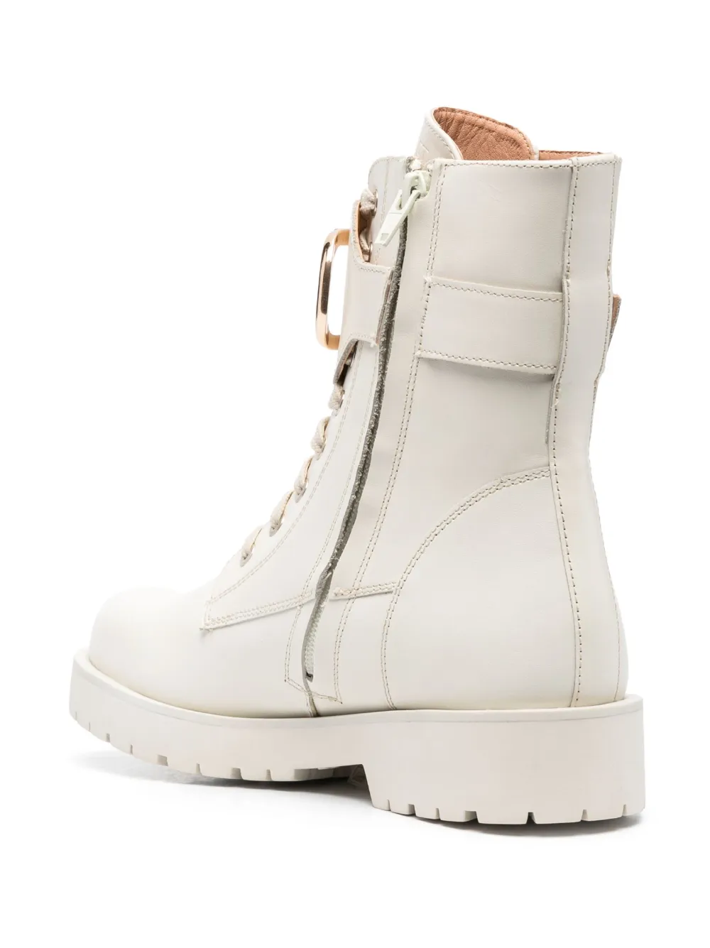  Twinset Botines Con Paneles Elásticos - Blanco 