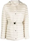 Moncler Oredon belted down jacket - Neutrals