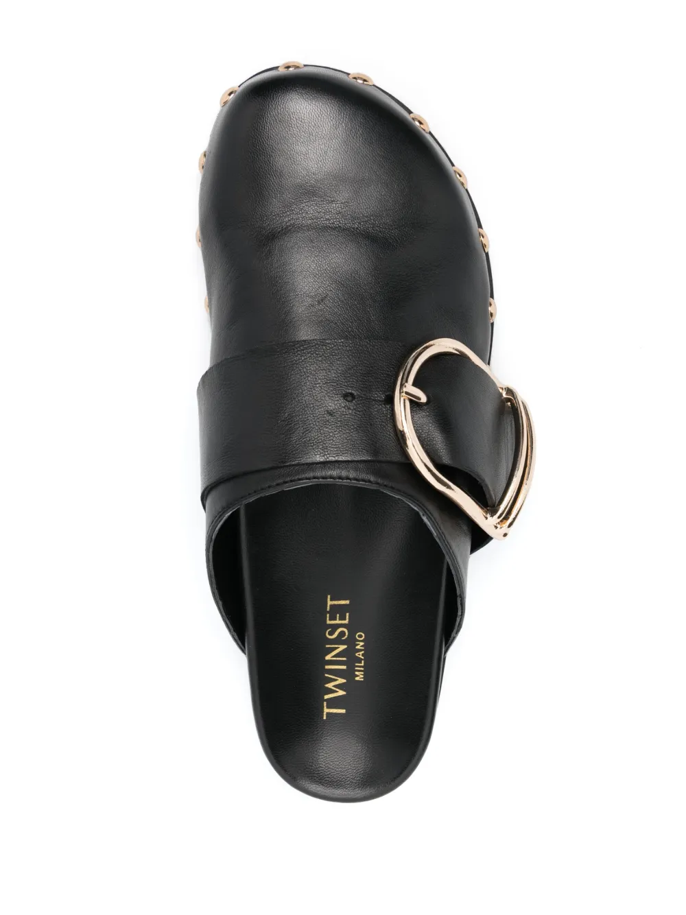 Twinset Mules Mit Schnallen In Black