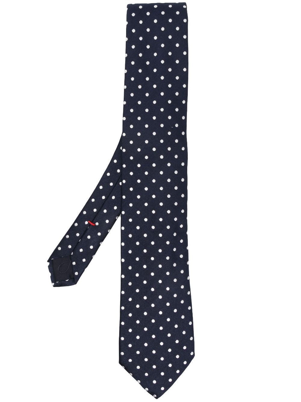 Lady Anne Polka Dot Embroidery Tie In Blau