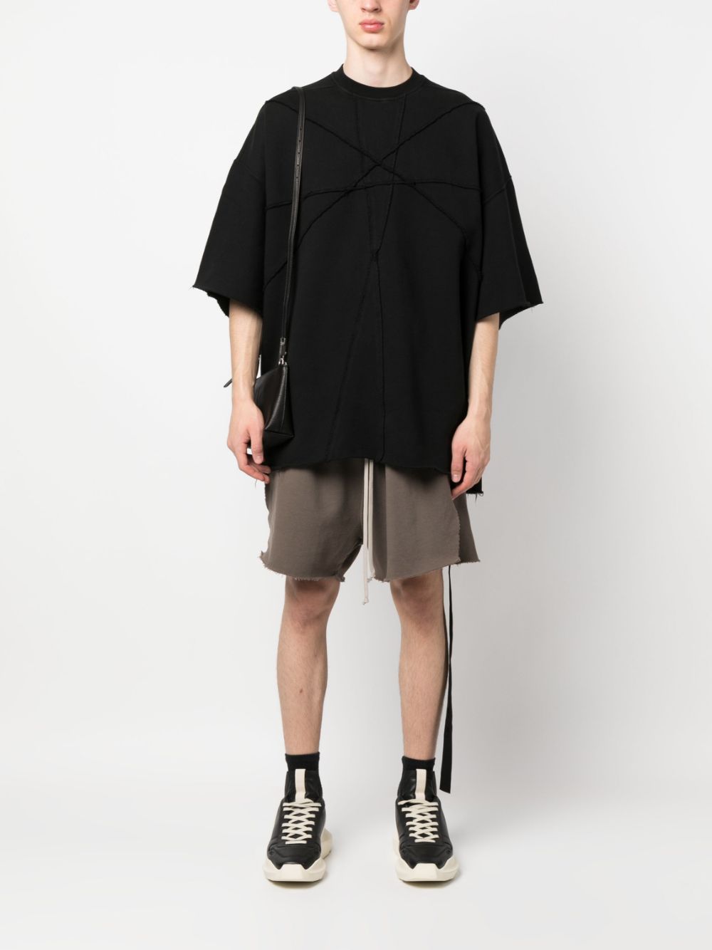 Rick Owens DRKSHDW Oversized T-shirt - Zwart